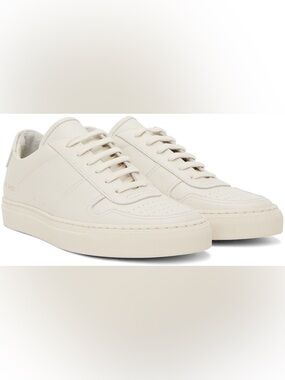 Women’s Common Projects Off-White BBall Low Bumpy Sneakers